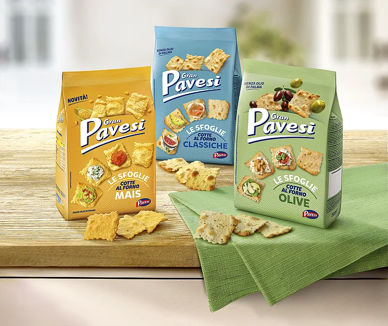 A gama Sfoglie da Pavesi ficou completa com a nova referência de milho